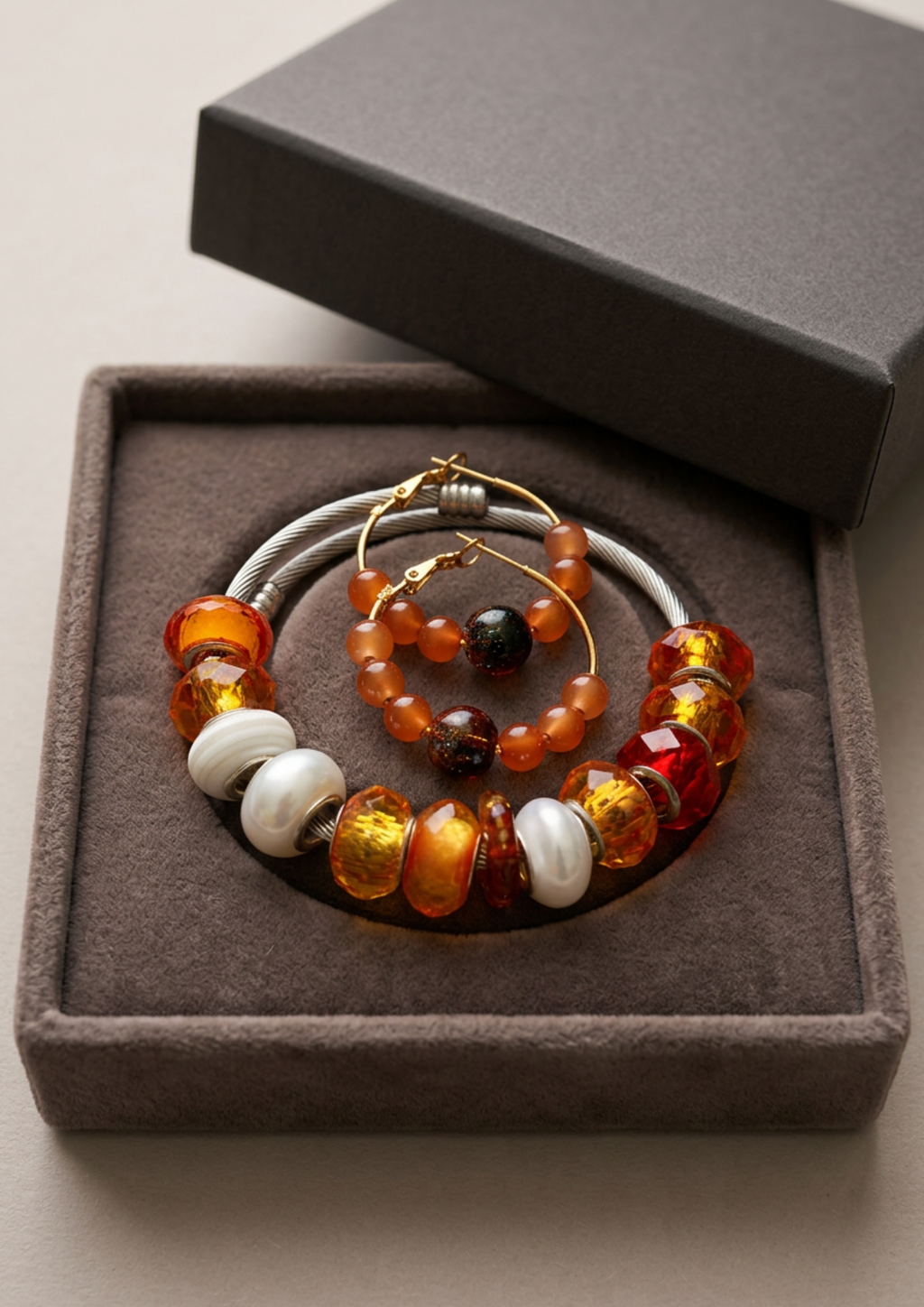 Parure Bracelet et Boucles d’oreilles