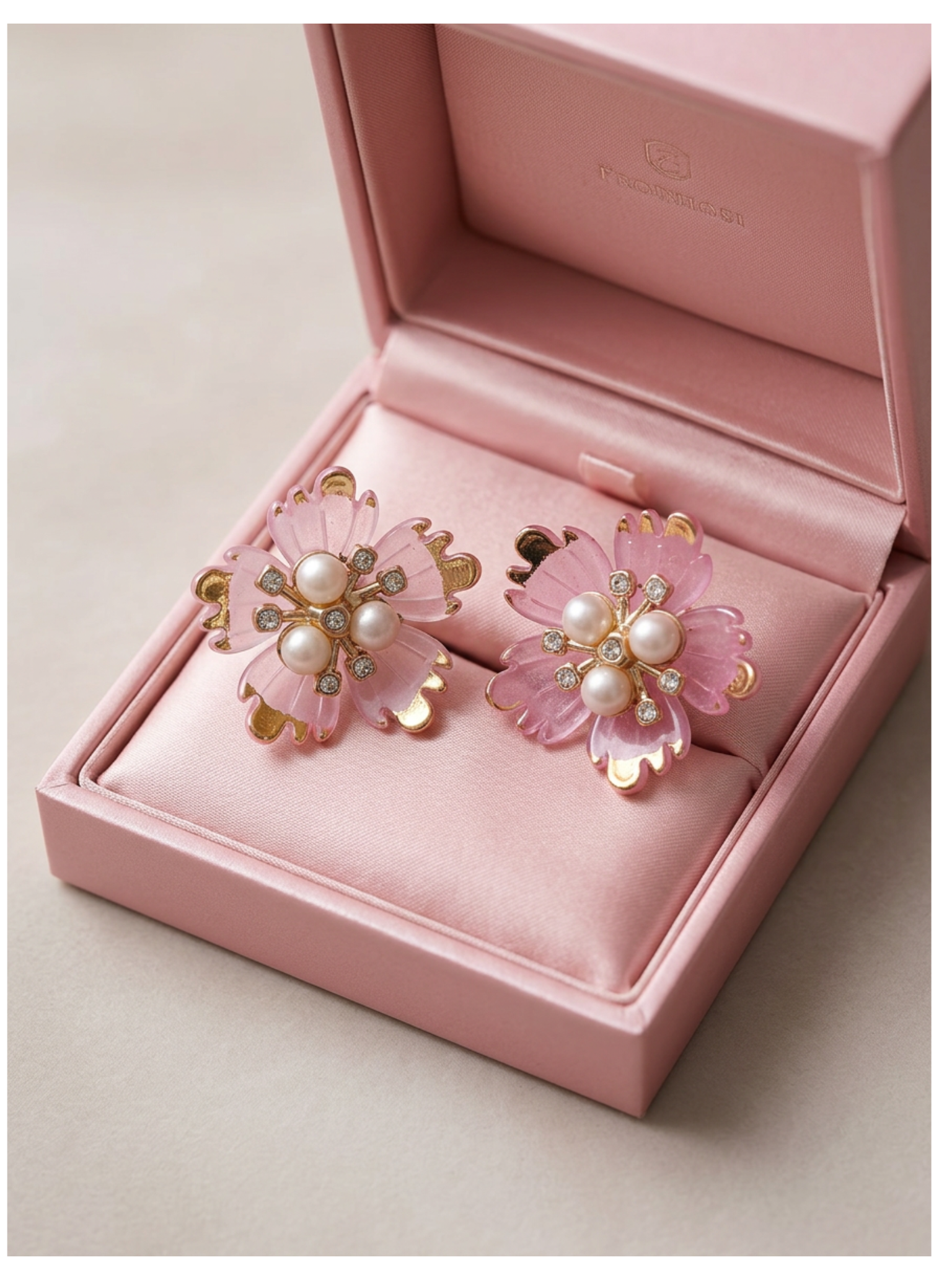 Boucles D'Oreilles artisanales Fleur