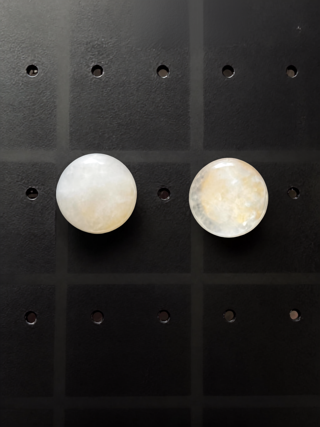 Boucles D'Oreilles en Cristal de Roche Blanche Naturelle